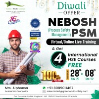 Enroll NEBOSH PSM  Get 4 International HSE Certifications FREE 